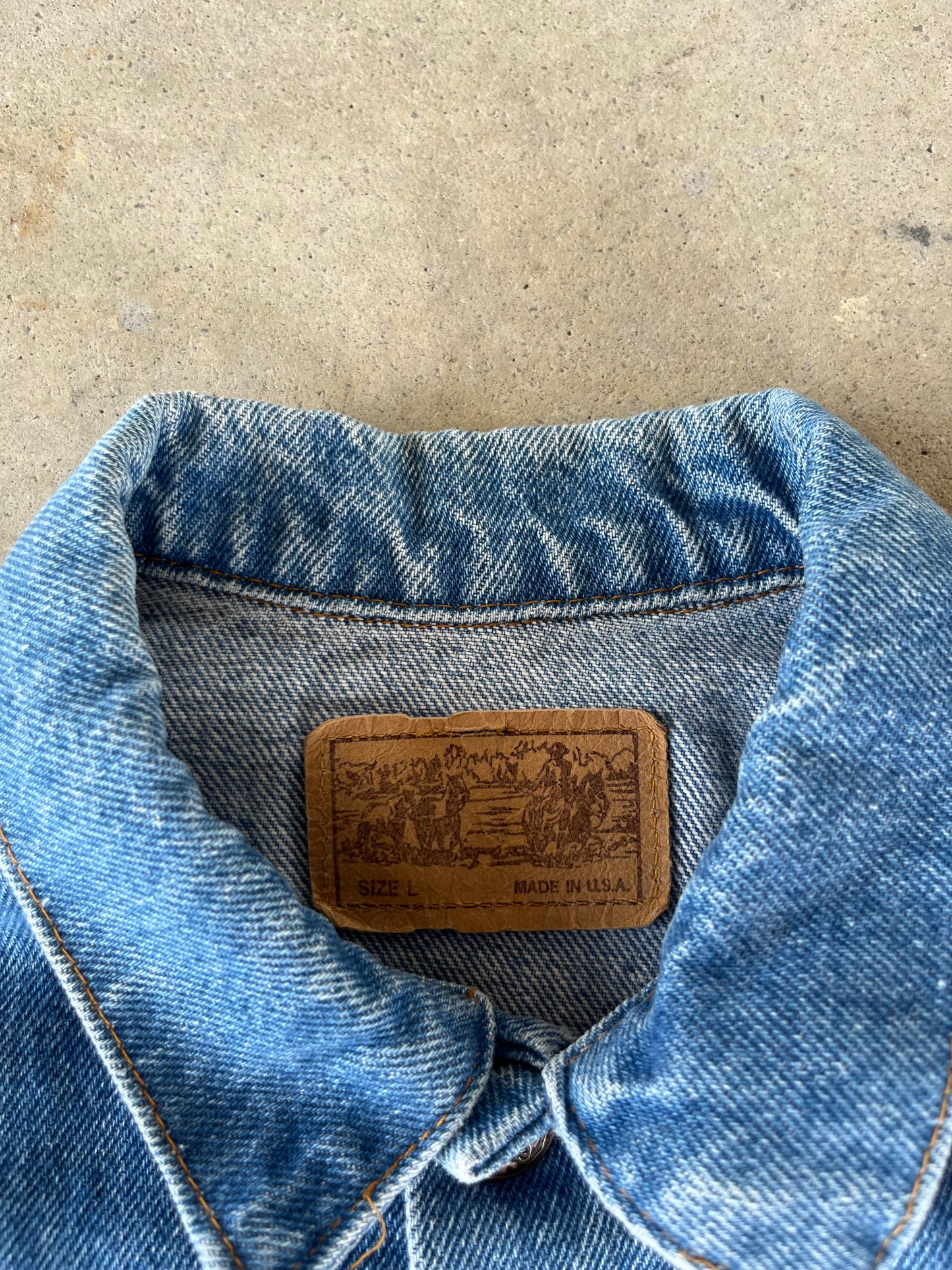 1980’s Denim Jean Jacket [S]