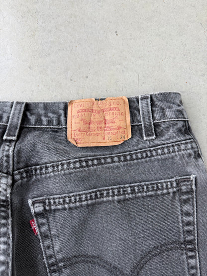 90s Levi’s 560 Faded Black Denim Jeans [35x32]