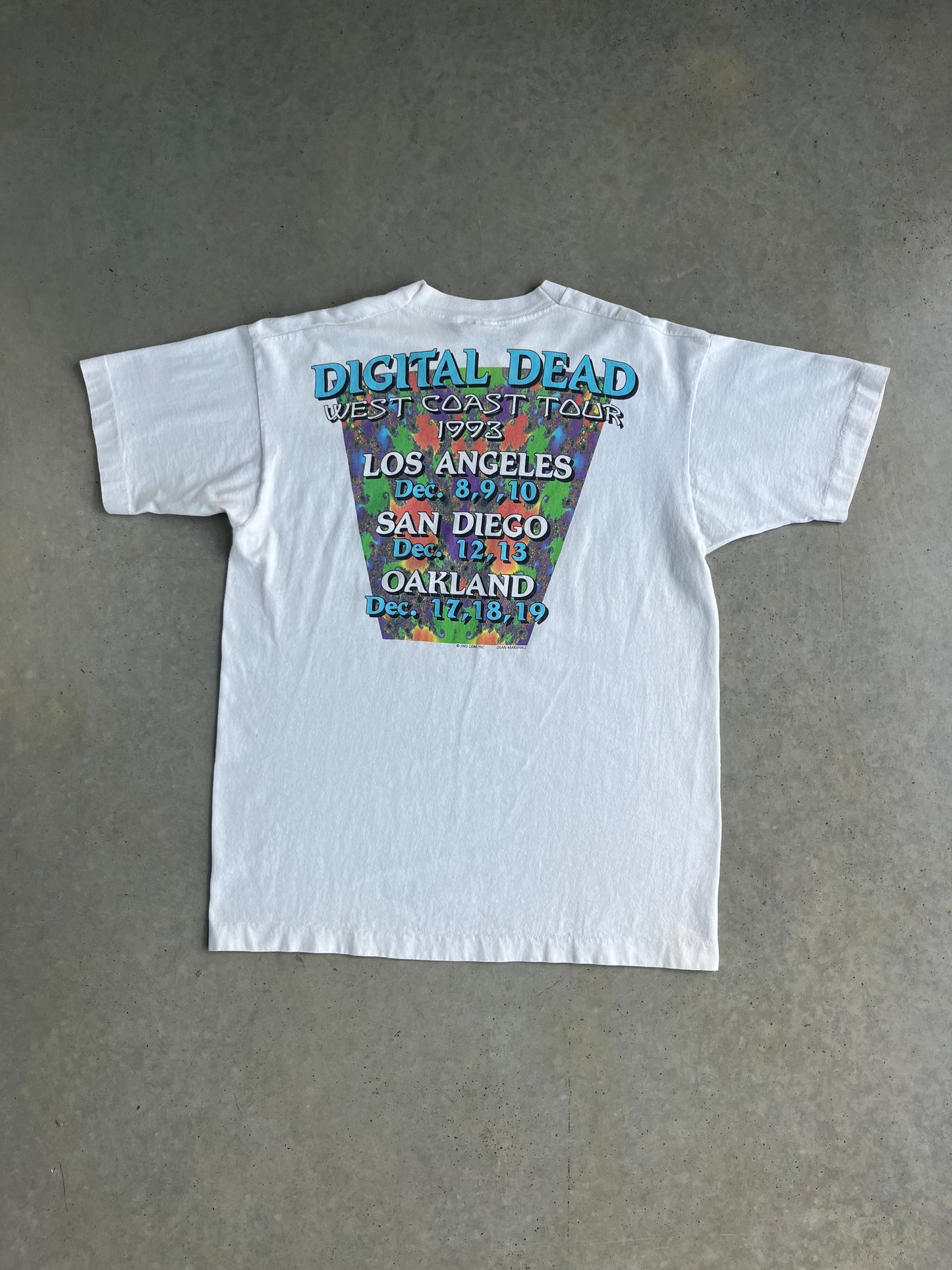 1993 Grateful Dead " I steal your fractal " T Shirt [L]