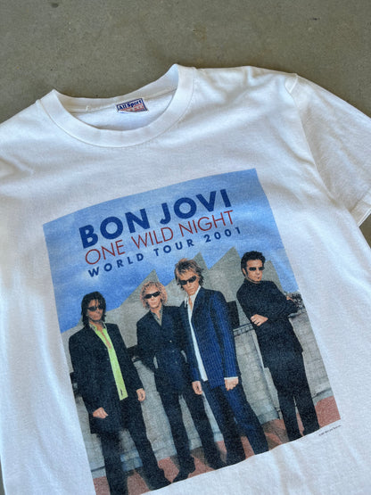 2001 Bon Jovi “ One Wild Night “ World Tour Band T-Shirt [M]