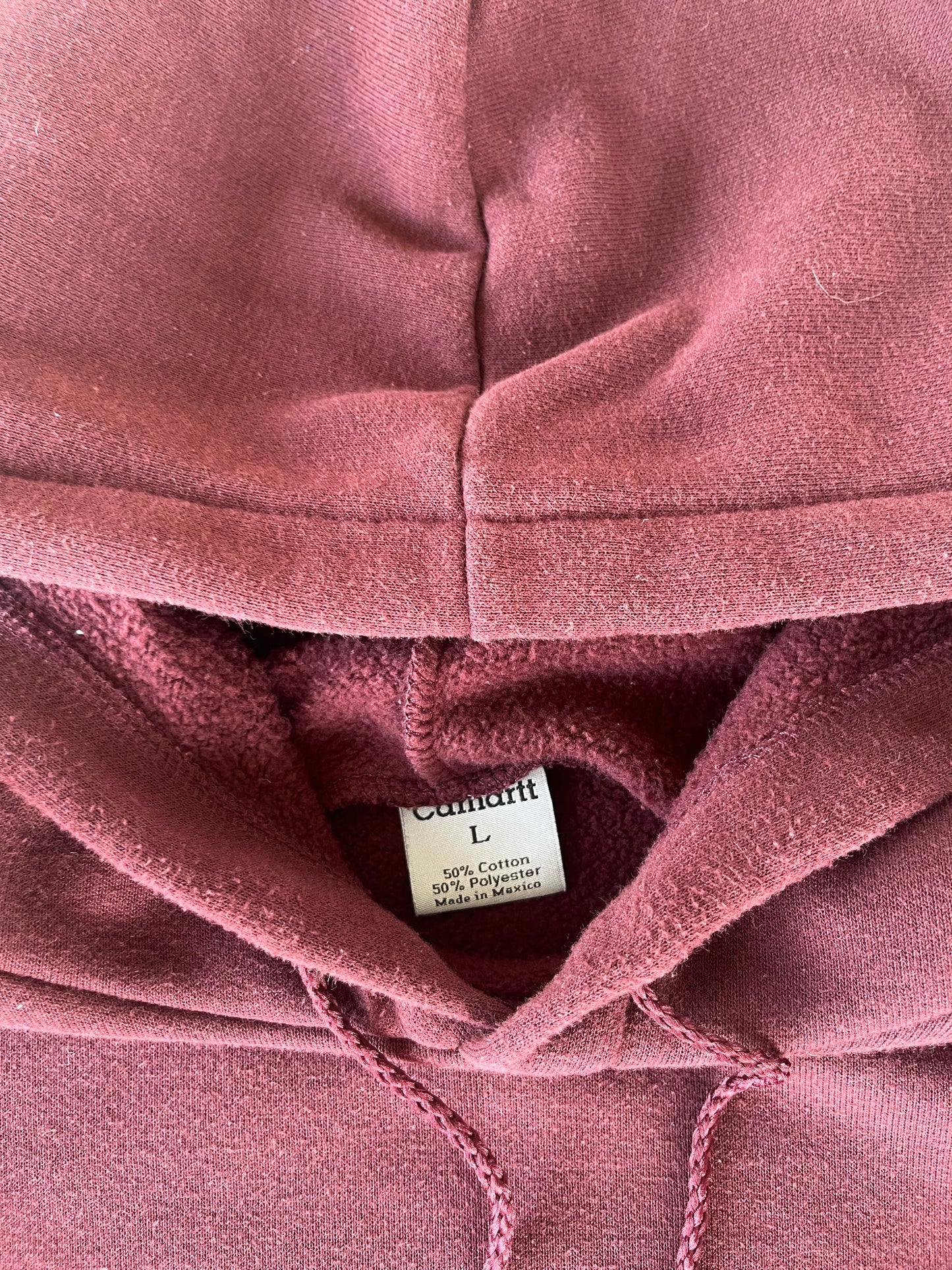 00’s Carhartt Maroon Hoodie [L]