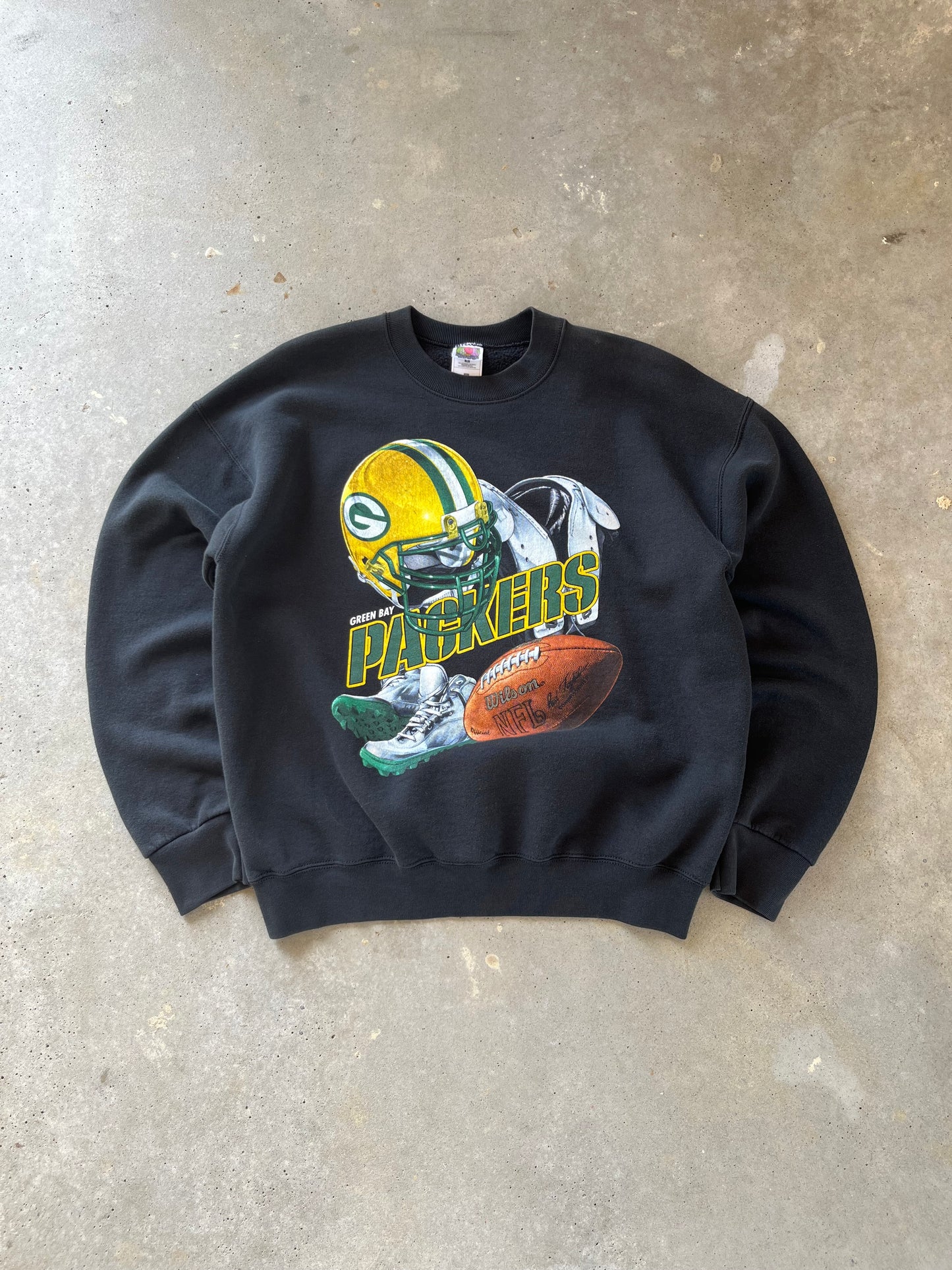 90’s Green Bay Packers Helmet T-Shirt [L]