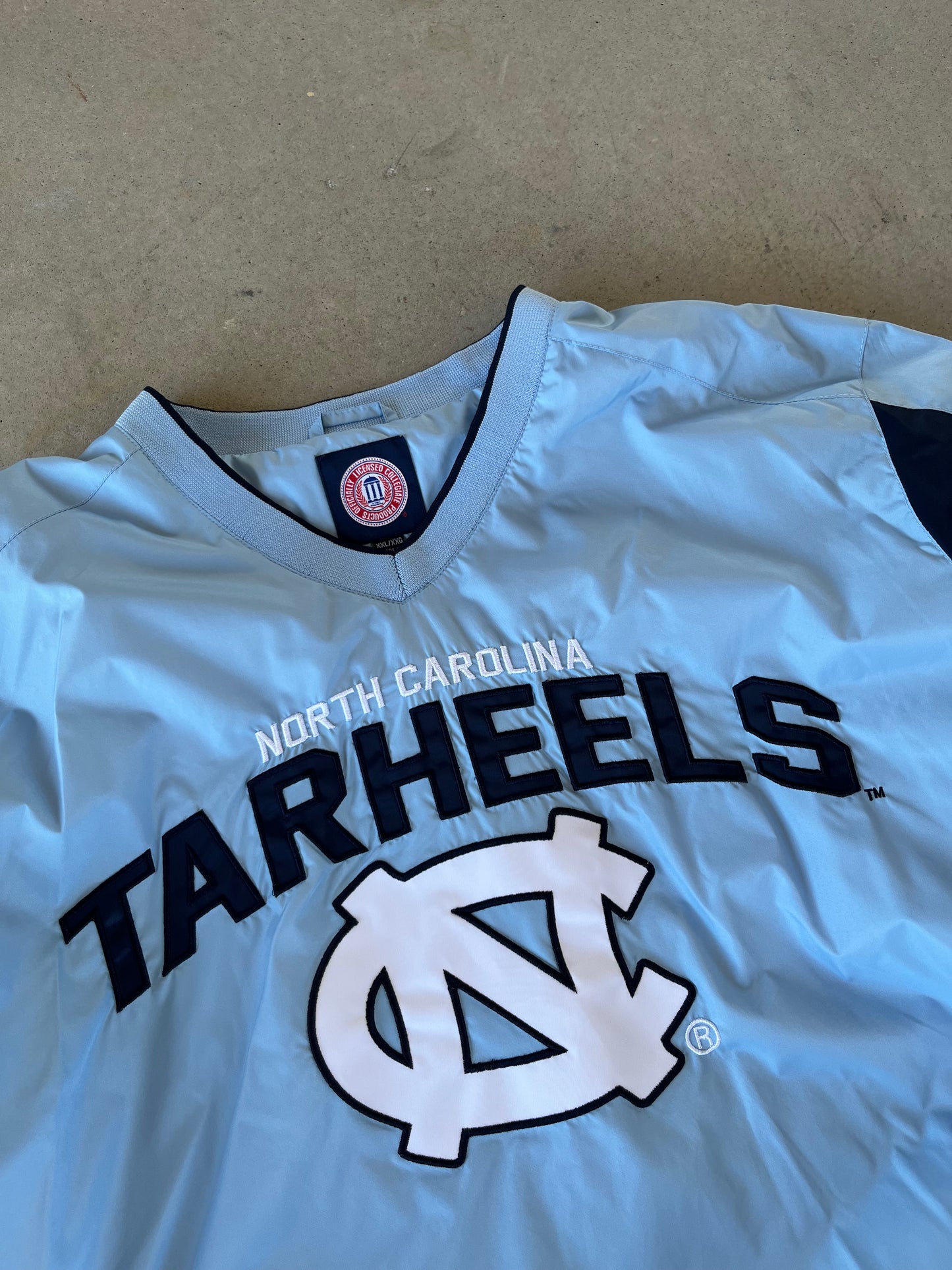 00’s UNC Tarheels Pullover Windbreaker Jacket [XXL]