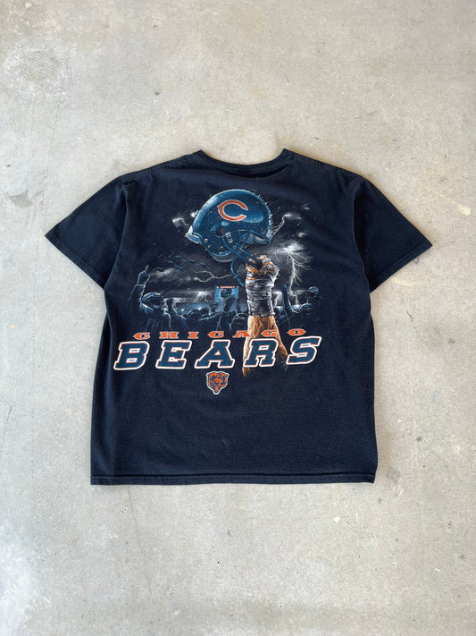 00’s Chicago Bears NFL Helmet T-Shirt [L]