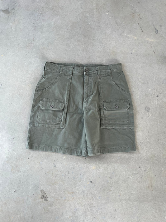 00’s Green LL Bean Hiking Shorts [32]