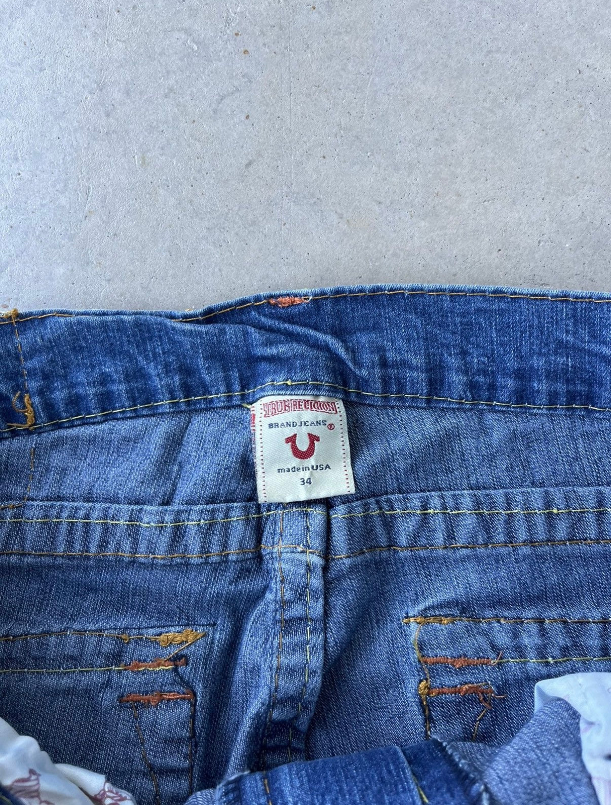 Y2K True Religion Baggy Denim Jeans [36x34]