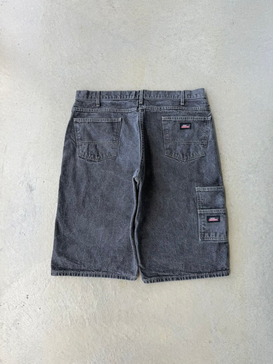 Vintage Dickies Black Denim Shorts [38]