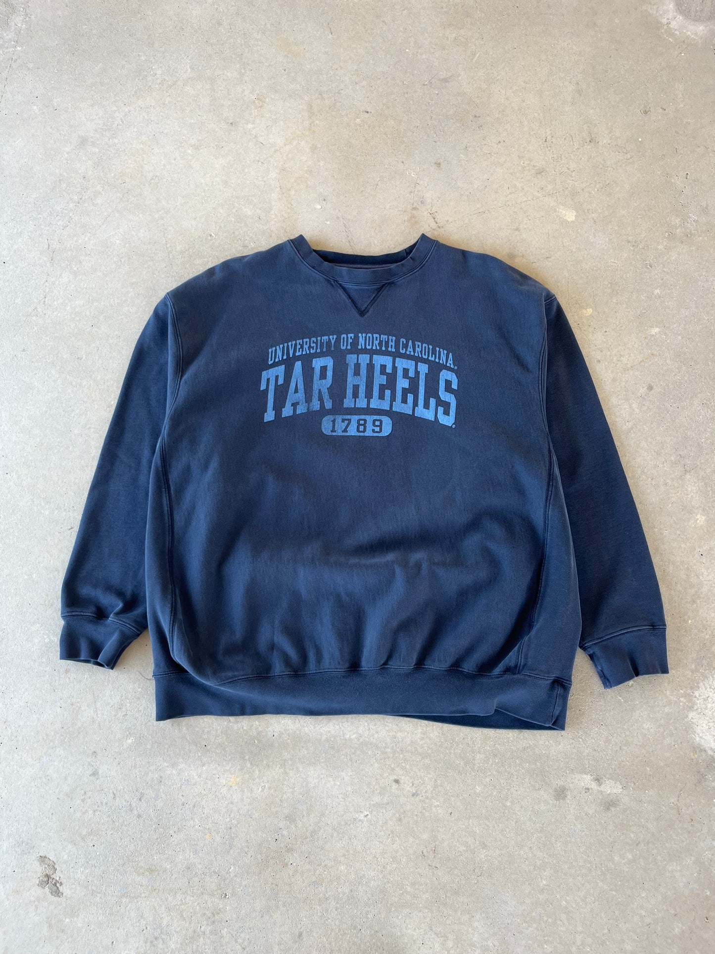 00’s UNC Tarheels Jansport Reverse Weave Style Crewneck [XL]