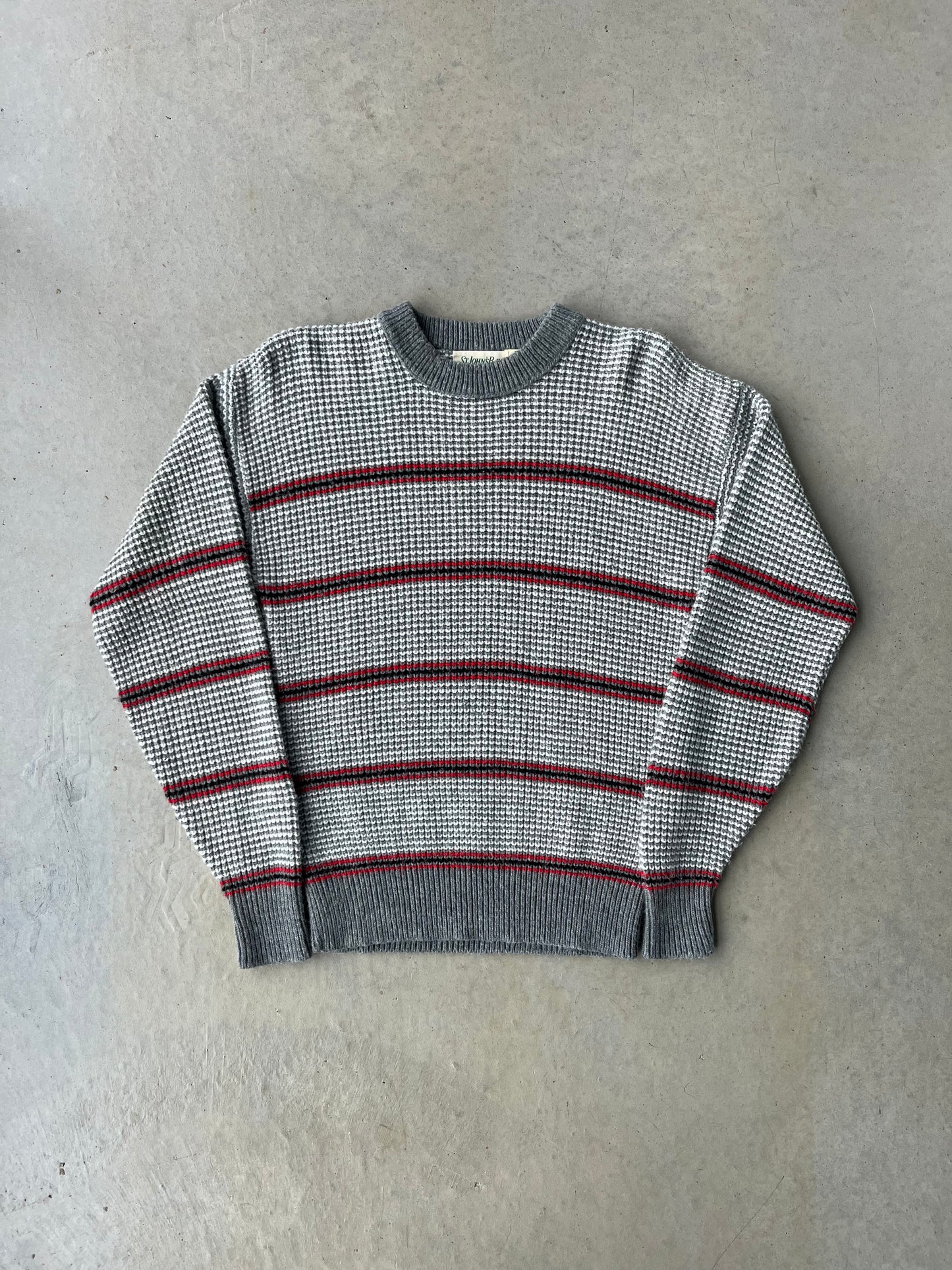 90s St. Johns Bay Striped Sweater [M]