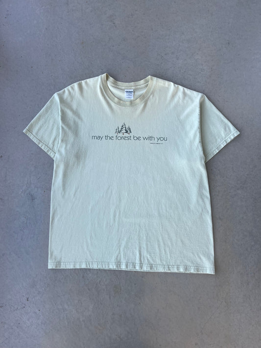 00s " May The Forest Be With You " Nature T-Shirt [L]