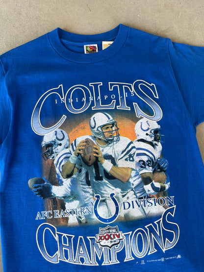 ‘00 Indianapolis Colts Super Bowl Champions T-Shirt [M]