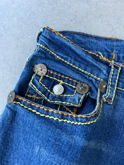 Y2K True Religion Stitched Jeans [36x34]