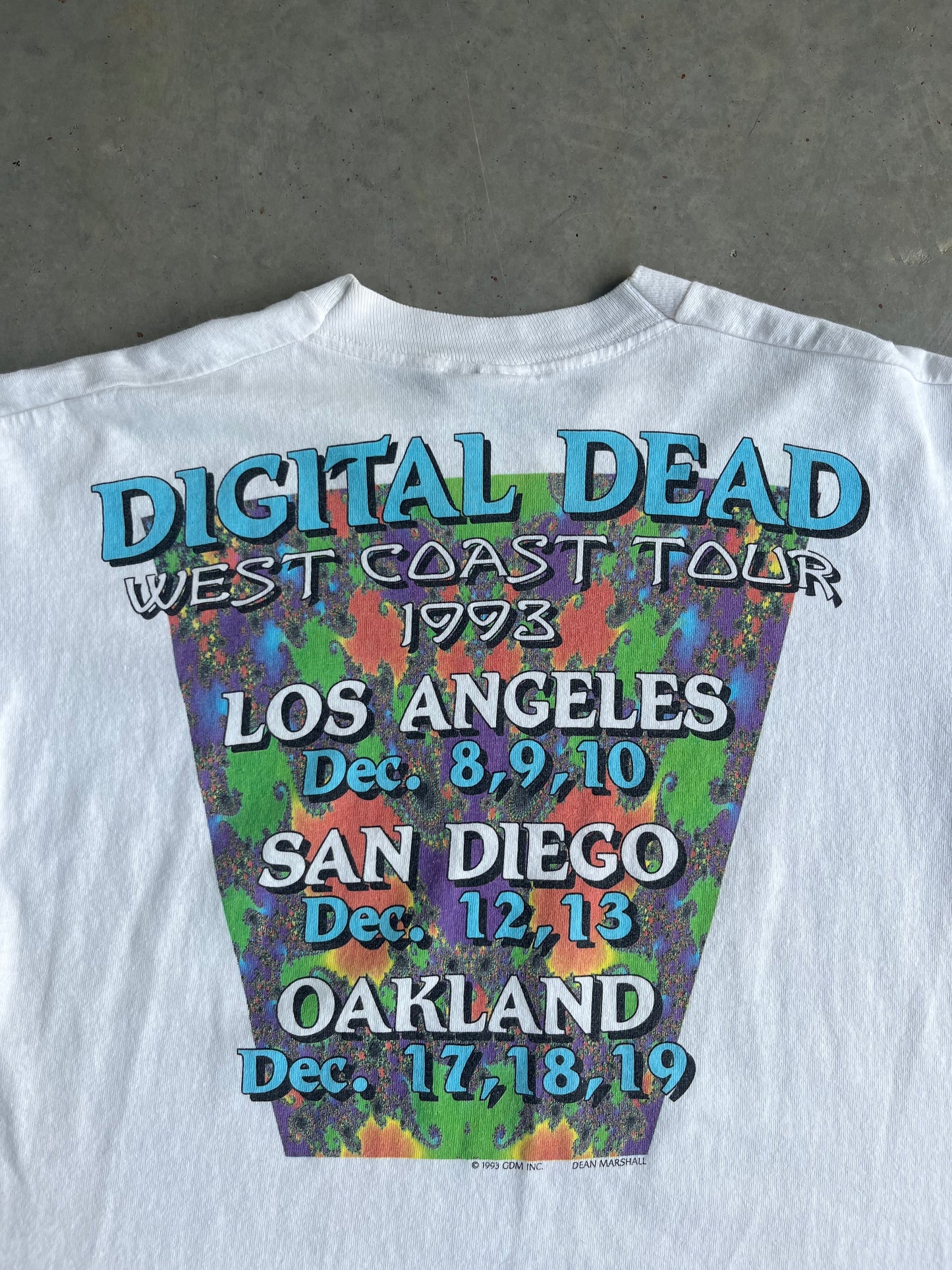 1993 Grateful Dead " I steal your fractal " T Shirt [L]