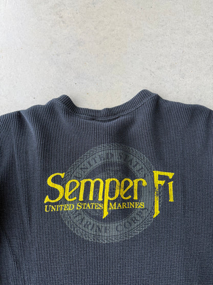 90’s Semper Fi Marines Long Sleeve Thermal [M]