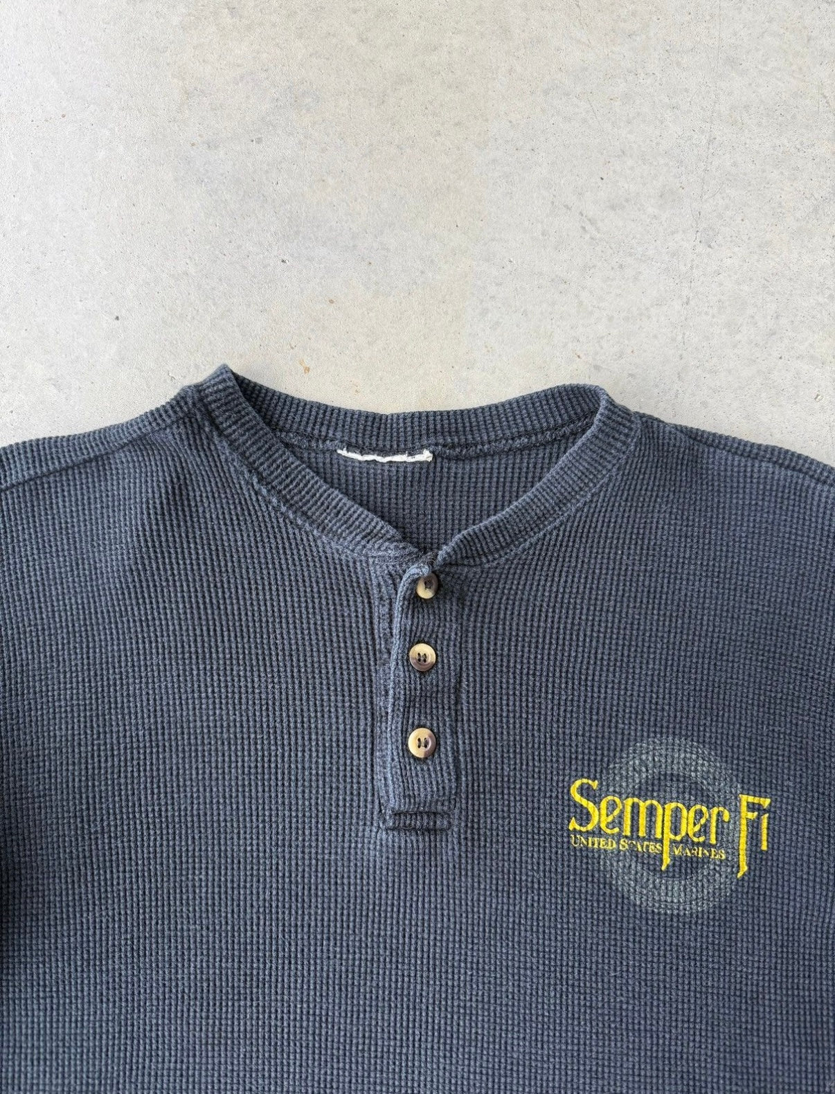 90’s Semper Fi Marines Long Sleeve Thermal [M]