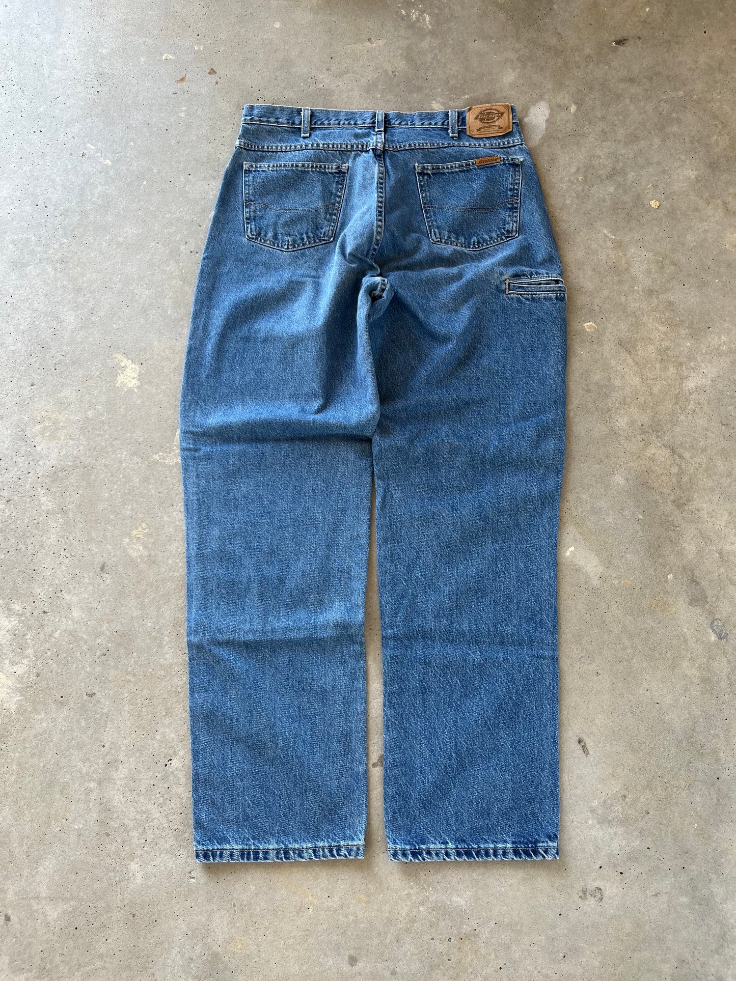 00’s Dickies Double Knee Denim Jeans [38x33]