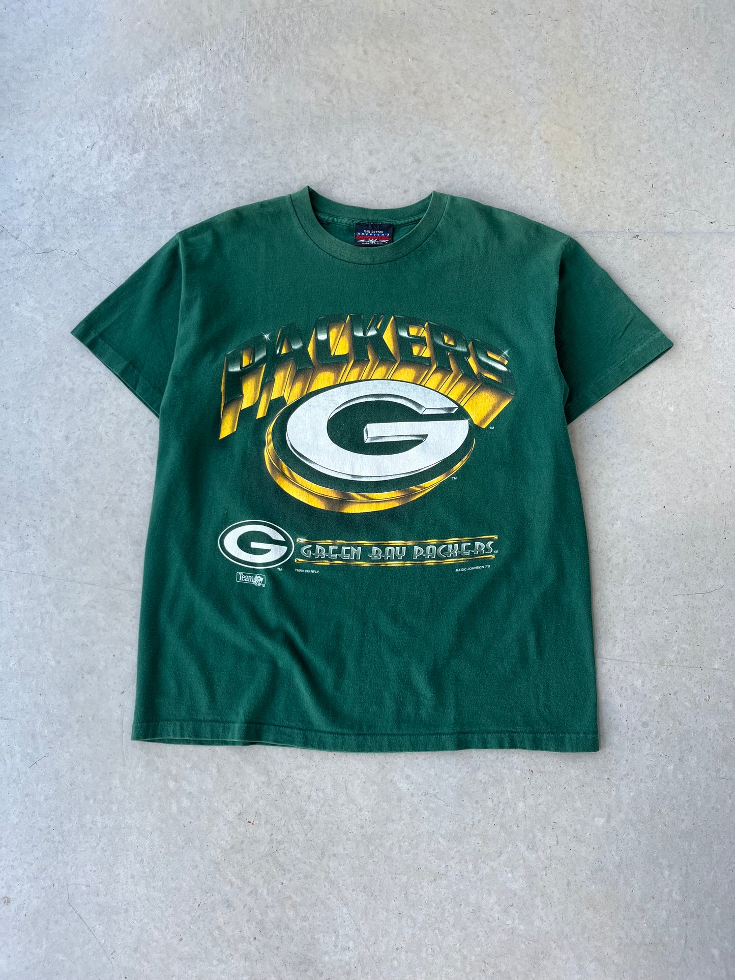 90's Green Bay Packers T Shirt [L]