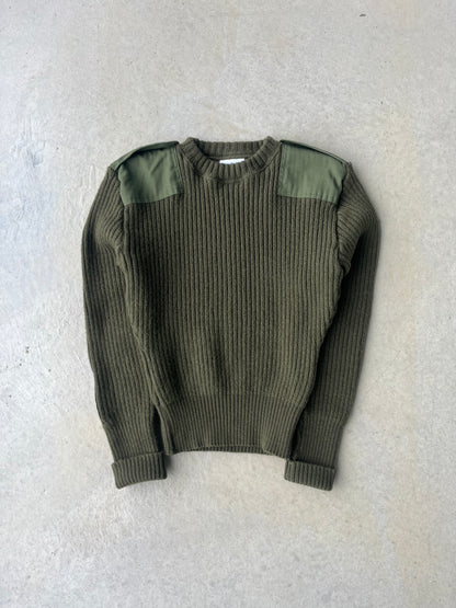 90s Military Green Sweater [S]