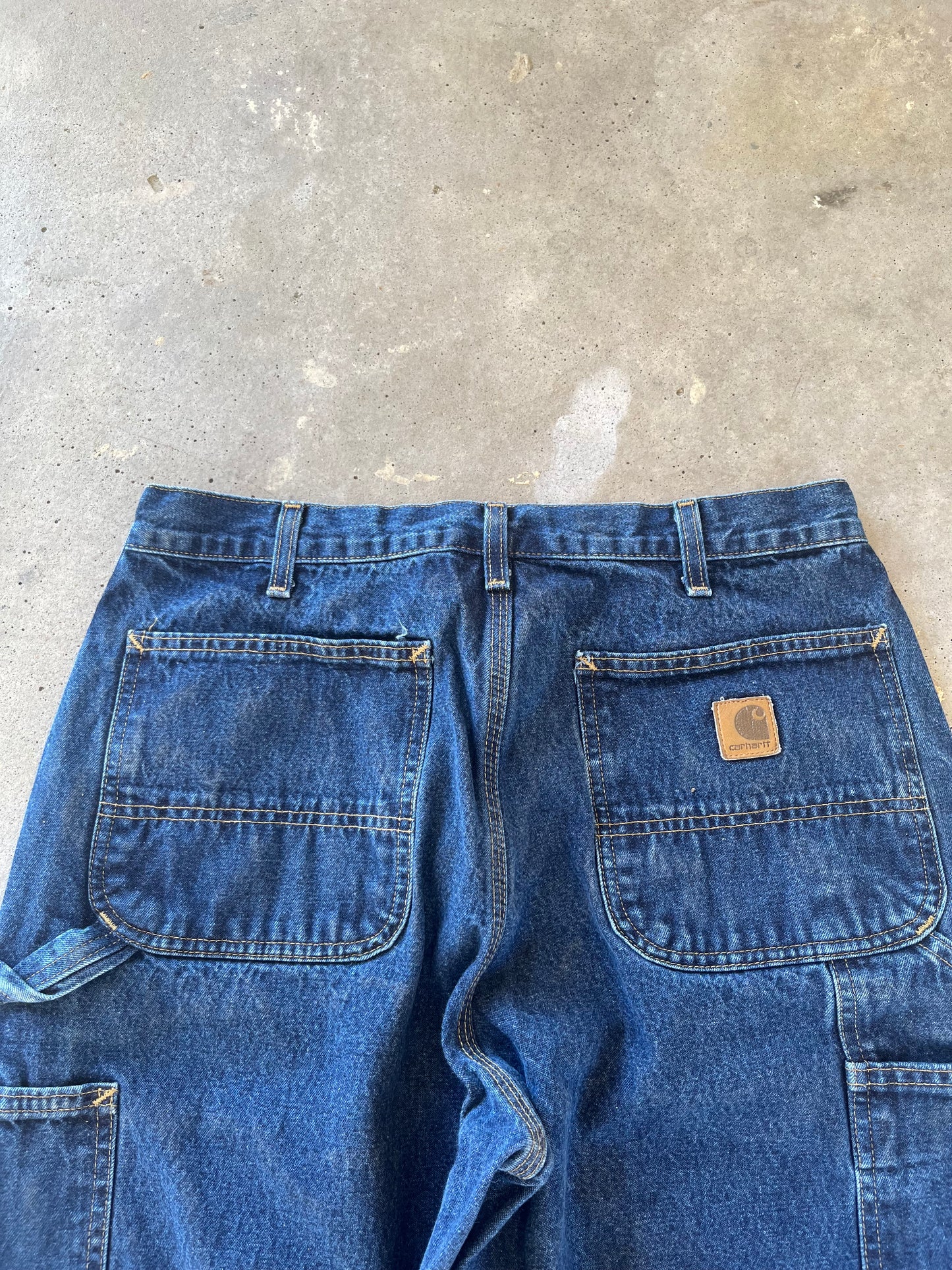 00’s Carhartt Denim Carpenter Pants [32x29]