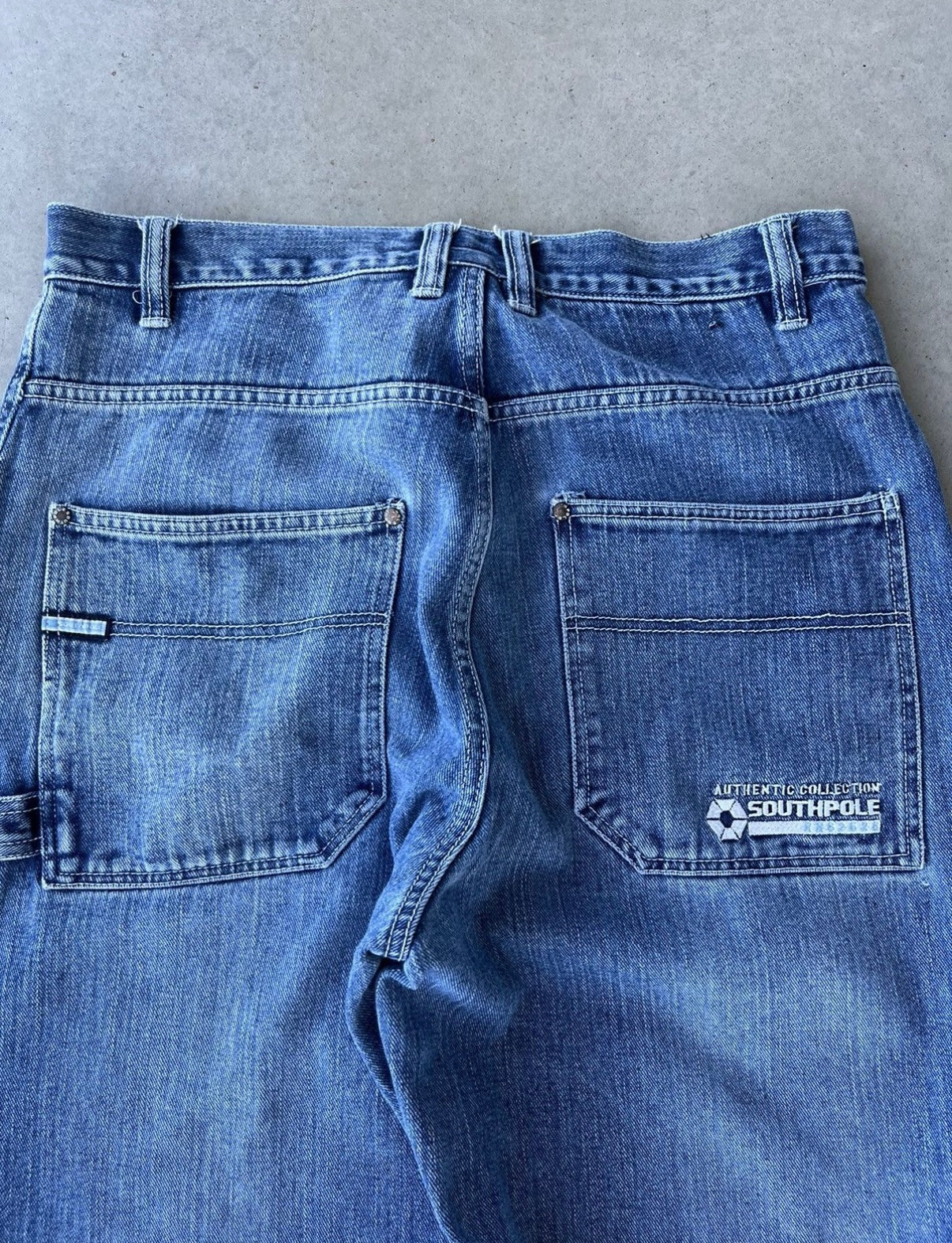 Y2K Southpole Baggy Embroidered Jeans [34x32]