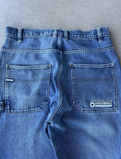 Y2K Southpole Baggy Embroidered Jeans [34x32]
