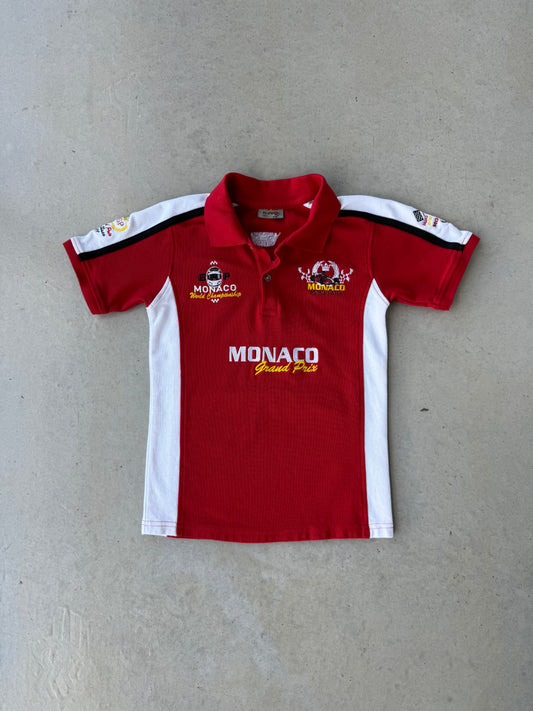 Vintage F1 Racing Mónaco Grand Prix Polo Shirt [S]