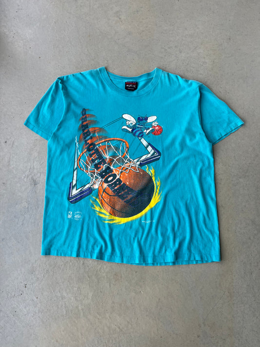 90's Charlotte Hornets Breakthrough T Shirt [XXL]