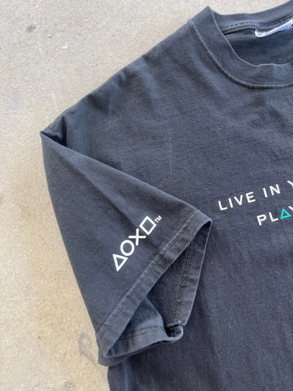 2000 Play Station 2 Video Game Promo T-Shirt [XL]