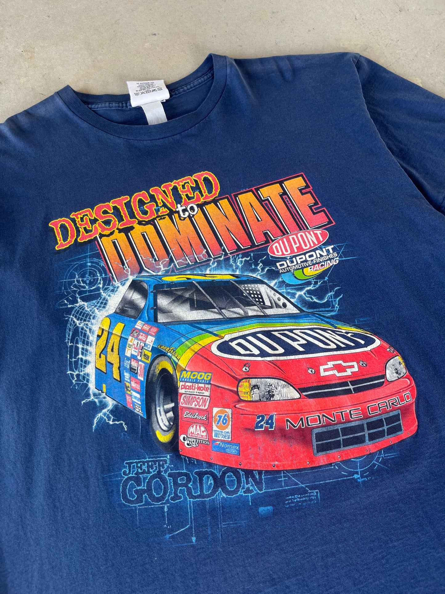 90’s Jeff Gordon Lightning Nascar T-Shirt [XL]