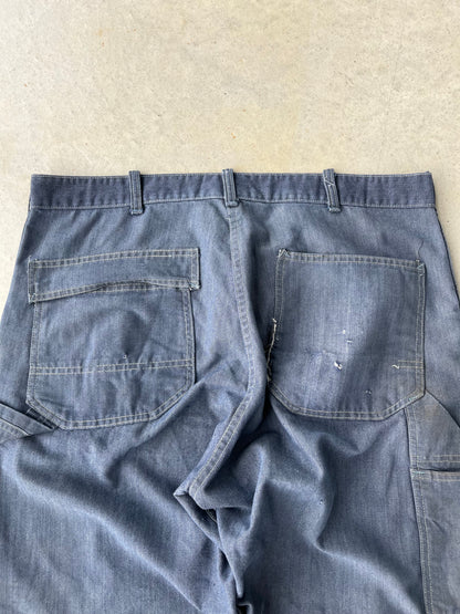 1980’s Sears Blue Carpenter Pants [38x30]