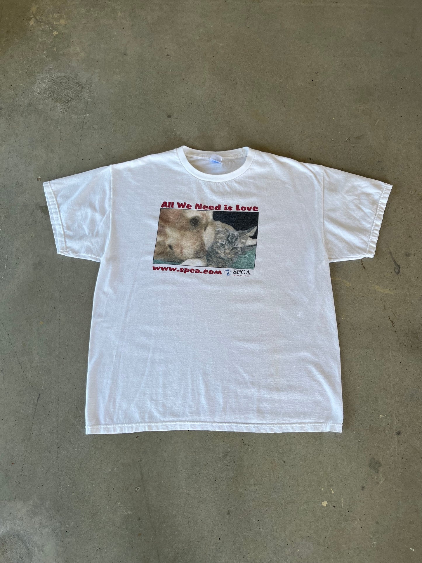 00’s All We Need Is Love SPCA T -Shirt [L]