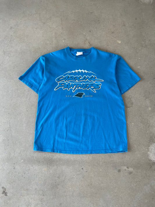00’s Carolina Panthers Spellout T-Shirt [L]