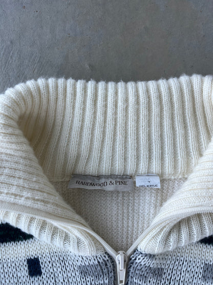 00’s Full Zip Cardigan Sweater [L]