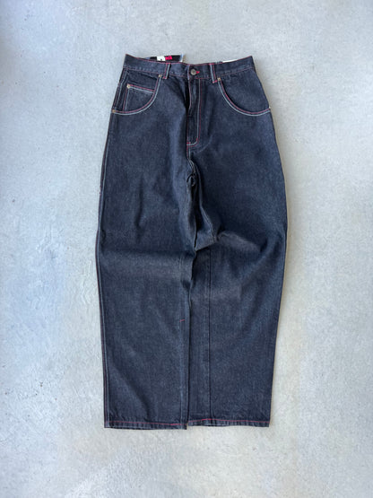 Y2K Rock Man Black Baggy Pants [32x32]