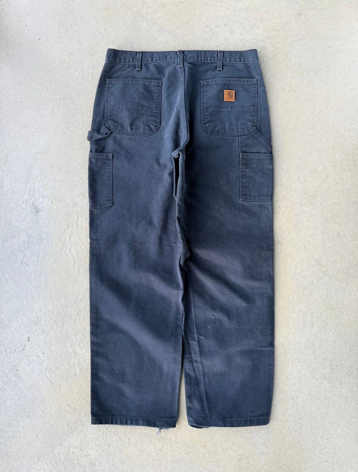 00’s Carhartt Navy Blue Work Pants [36x31]