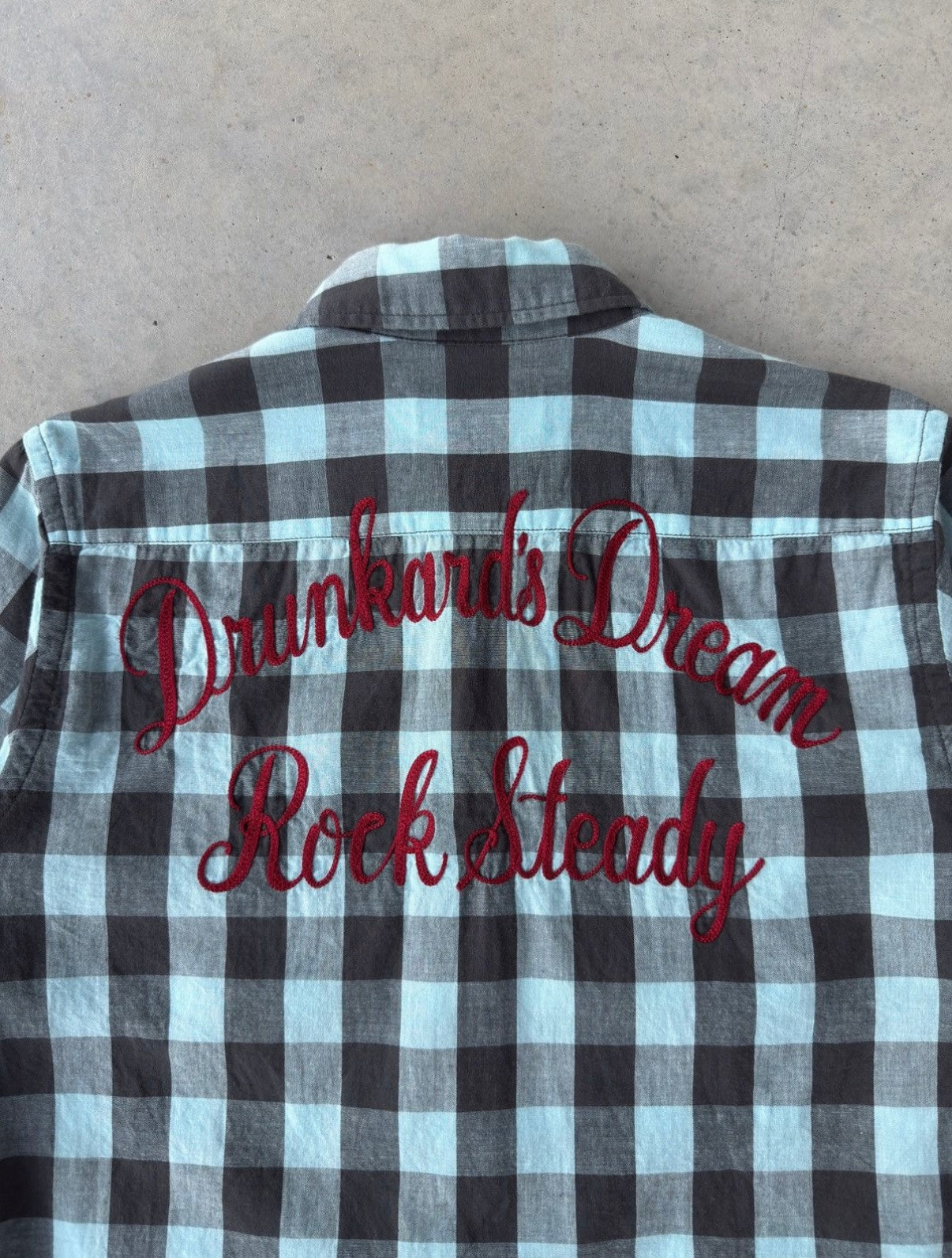 Guilty Parties “ Drunkards Dream, Rock Steady “ Button Up Shirt [M]