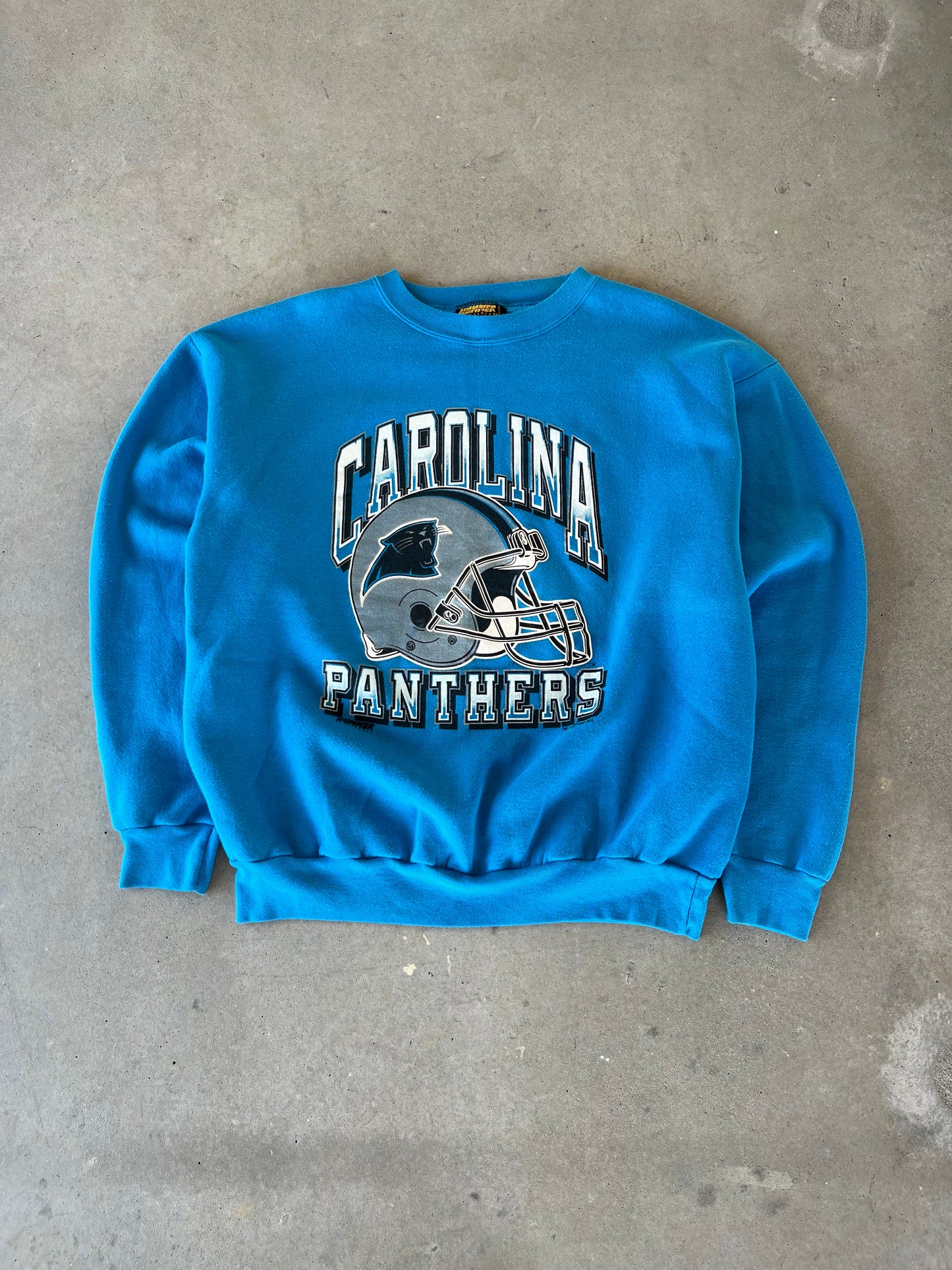 90’s Carolina Panthers Helmet Crewneck [L]