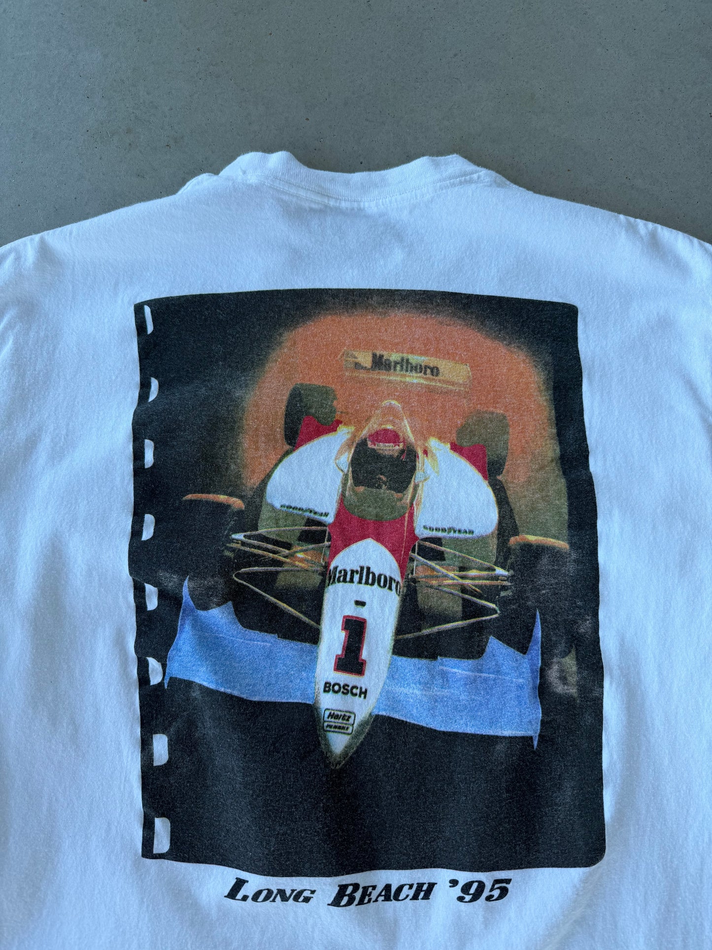 ‘95 Marlboro Racing Long Beach F1 T-Shirt [XL]