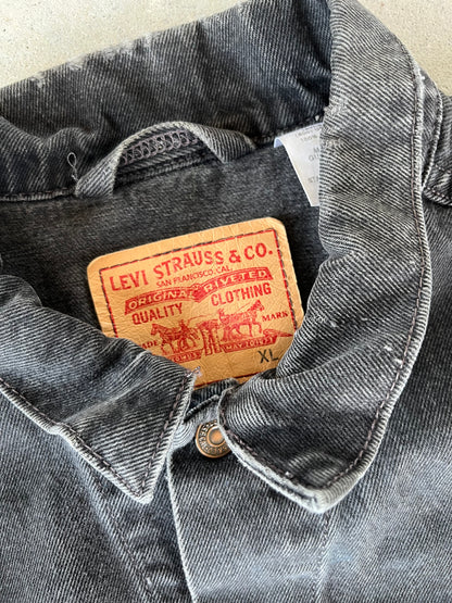 00’s Levi’s Black Denim Jean Jacket [L]