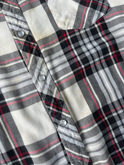 90s Wrangler Pearl Snap Flannel [XL]